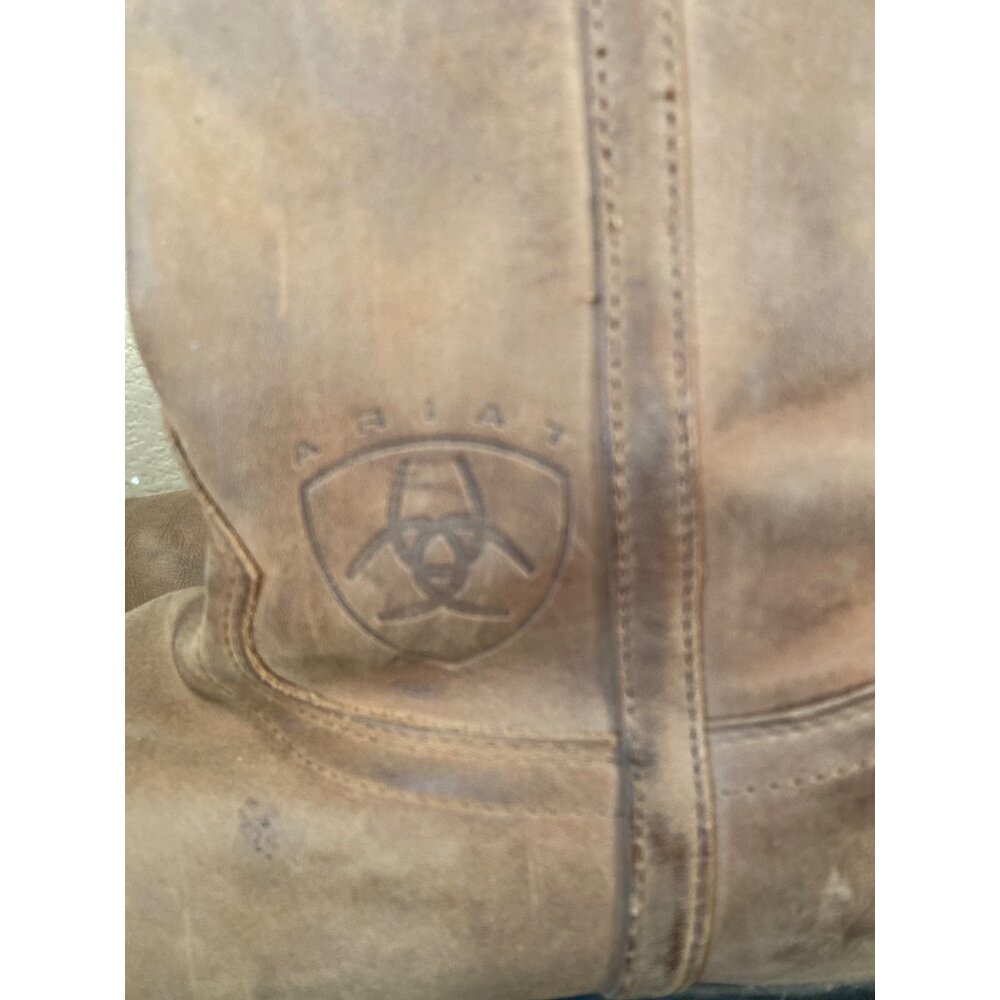 Ariat Heritage Roper Western Boots Men’s US 9 Brown Leather Pull-On - Picture 3 of 11